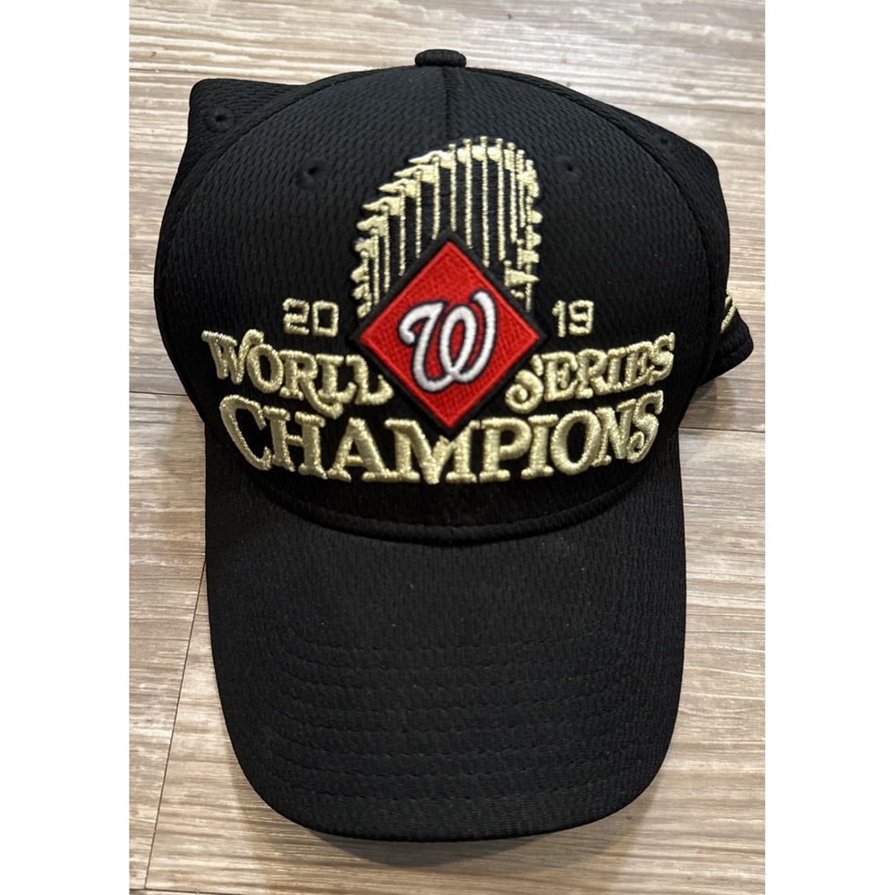 Washington Nationals New Era 39THIRTY 2019 World Series Champions Flex Hat - VG‎